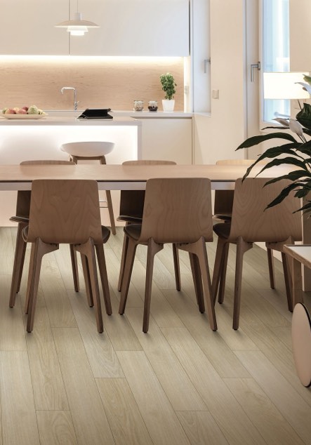 Dining room flooring | Custom Carpet Centers