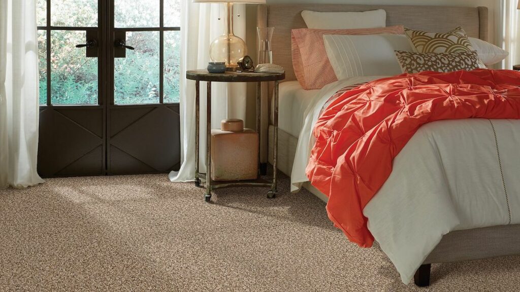 Bedroom carpet flooring | Custom Carpet Centers