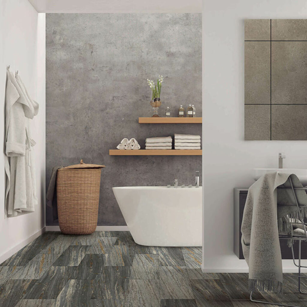 Bathroom tile flooring | Custom Carpet Centers