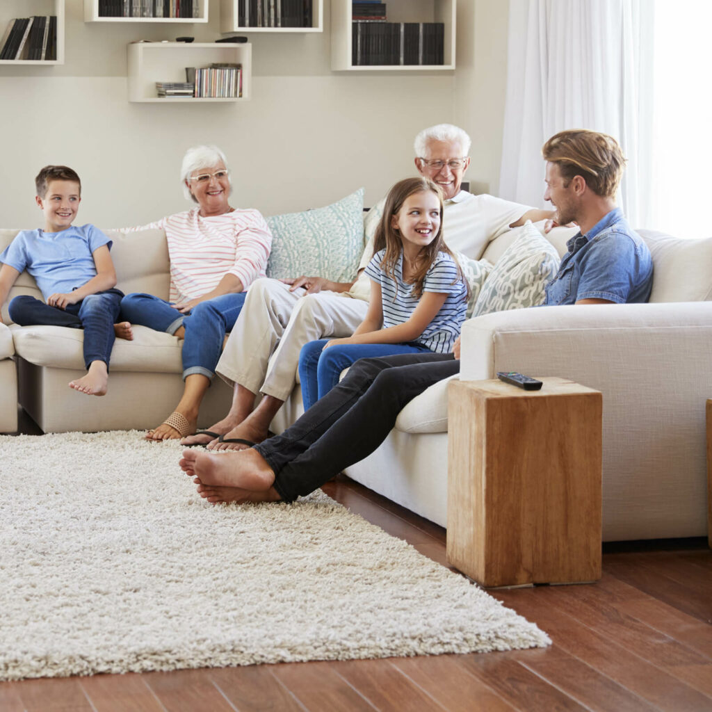 Happy family | Custom Carpet Centers