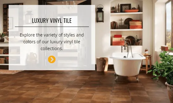 Luxury Vinyl Tile | Custom Carpet Centers