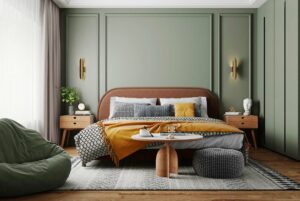 Area Rug Care and Maintenance and keeping it clean in a bedroom by Custom Carpet Centers